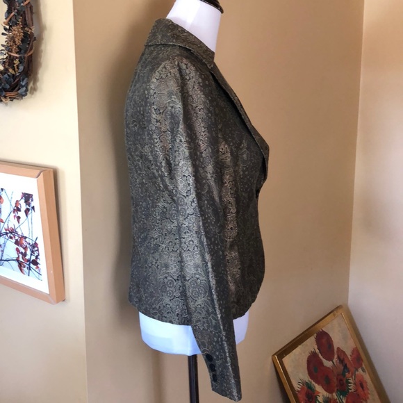 JAMES PERSE size 1 Small MOSS JACKET Jacquard Blazer Festive Holiday $225 NEW - Picture 7 of 16